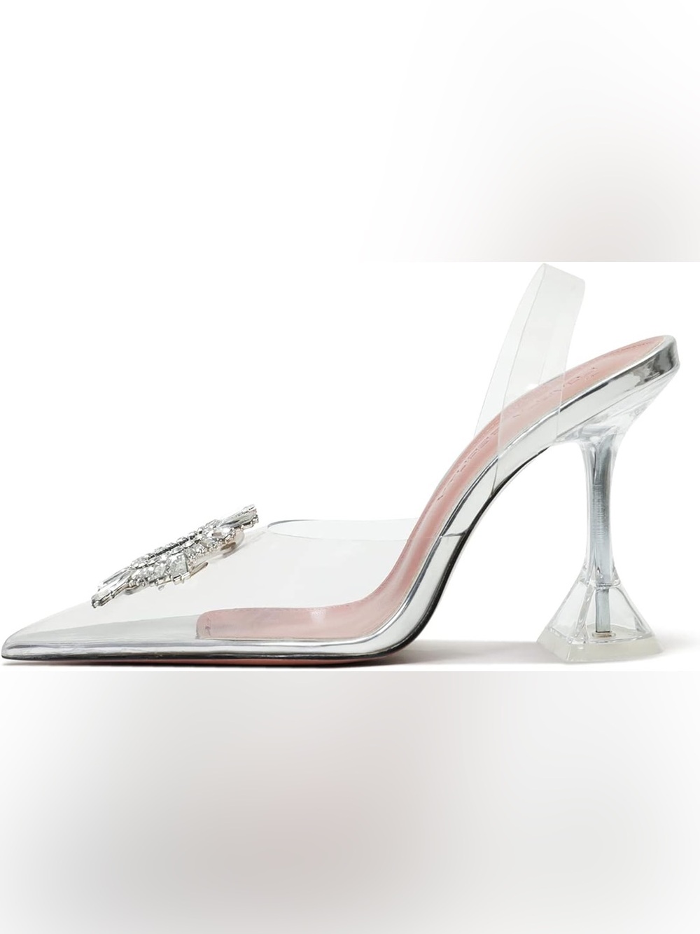 Ferizcot Women's High Heel Shoes Silver Glitter size 6